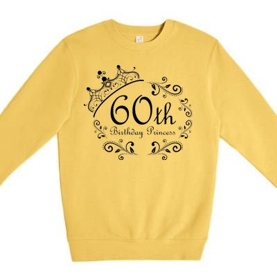 60th Birthday Princess Premium Crewneck Sweatshirt