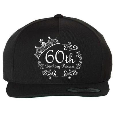 60th Birthday Princess Wool Snapback Cap