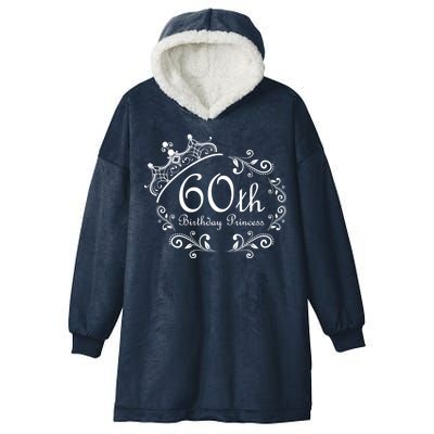 60th Birthday Princess Hooded Wearable Blanket