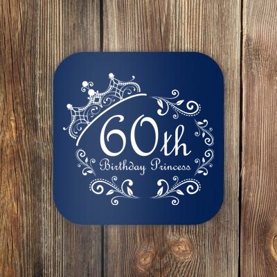 60th Birthday Princess Coaster