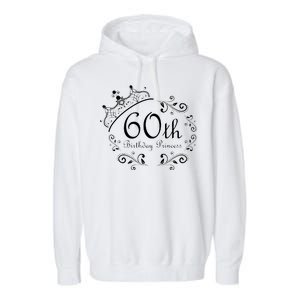 60th Birthday Princess Garment-Dyed Fleece Hoodie