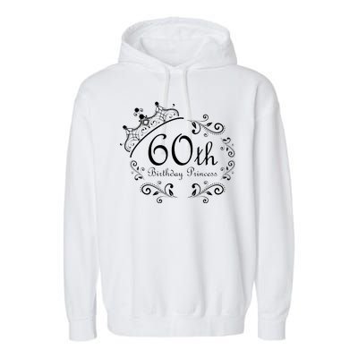 60th Birthday Princess Garment-Dyed Fleece Hoodie