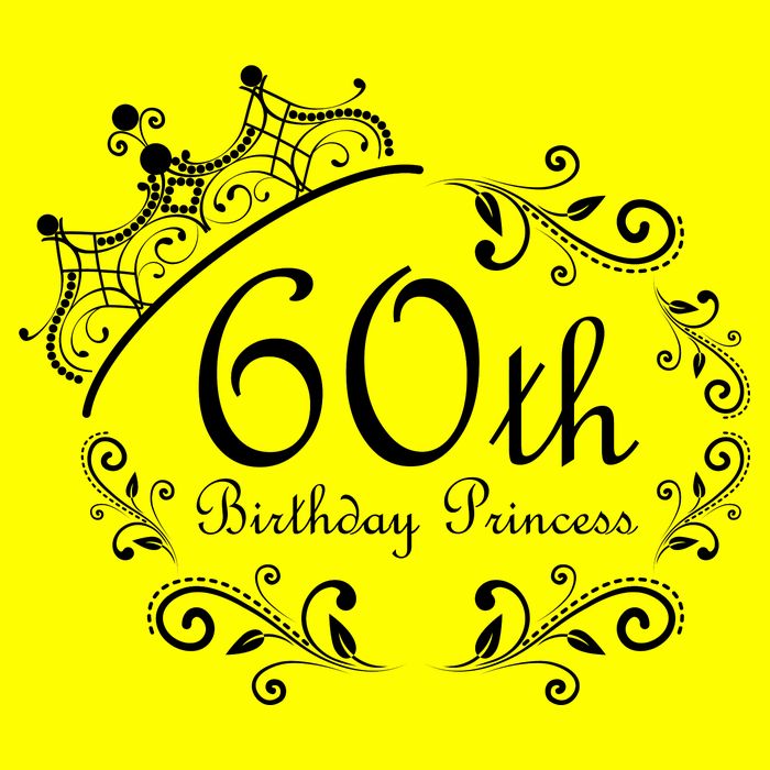 60th Birthday Princess 11oz C Handle Ceramic Mug