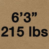 6’3 215 Lbs Cotton Canvas Backpack