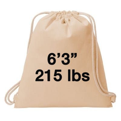 6’3 215 Lbs Drawstring Bag