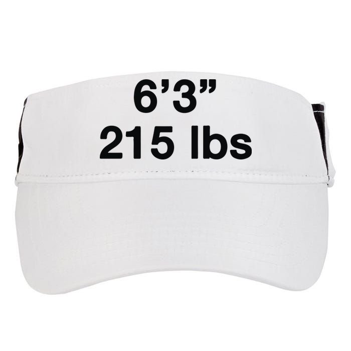 6’3 215 Lbs Adult Drive Performance Visor