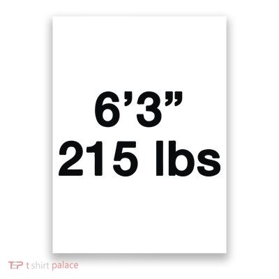 6’3 215 Lbs Poster