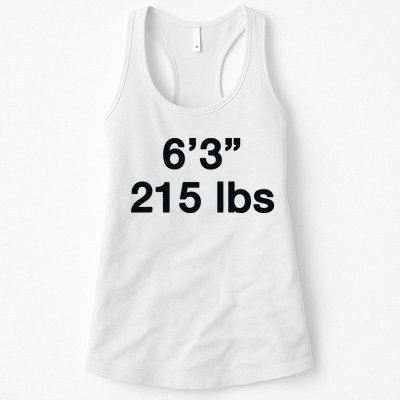 6’3 215 Lbs Womens Tank Top