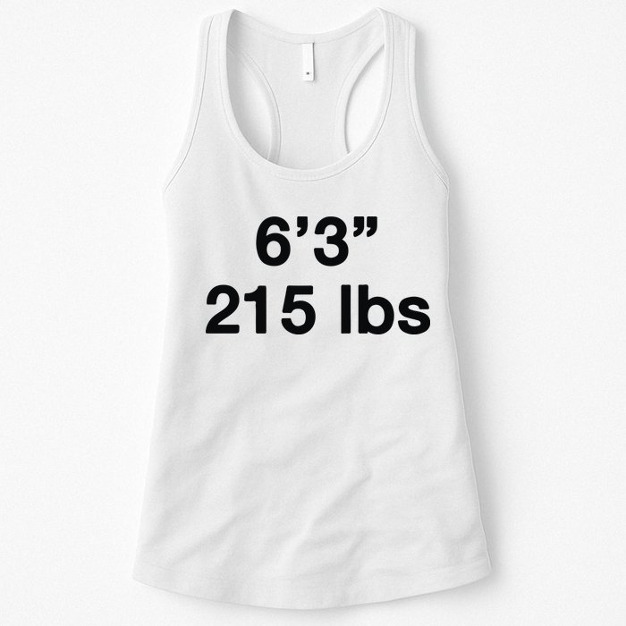 6’3 215 Lbs Womens Tank Top