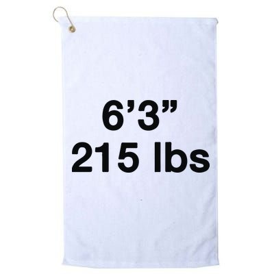 6’3 215 Lbs Golf Towel