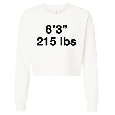 6’3 215 Lbs Cropped Pullover Crew