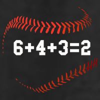 6 4 3=2 Double Play Baseball Player Gift Baseball Saying 11oz C Handle Ceramic Mug