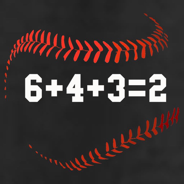 6 4 3=2 Double Play Baseball Player Gift Baseball Saying 11oz C Handle Ceramic Mug