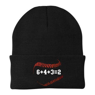 6 4 3=2 Double Play Baseball Player Gift Baseball Saying Beanie