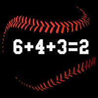 6 4 3=2 Double Play Baseball Player Gift Baseball Saying 16 in Basic Backpack