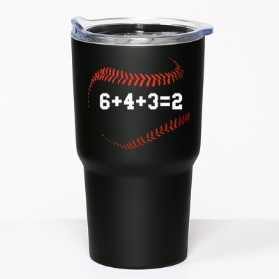 6 4 3=2 Double Play Baseball Player Gift Baseball Saying Tumbler