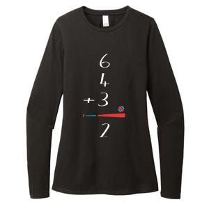 6 4 3 2 Double Play Baseball chrismtas Womens CVC Long Sleeve Shirt