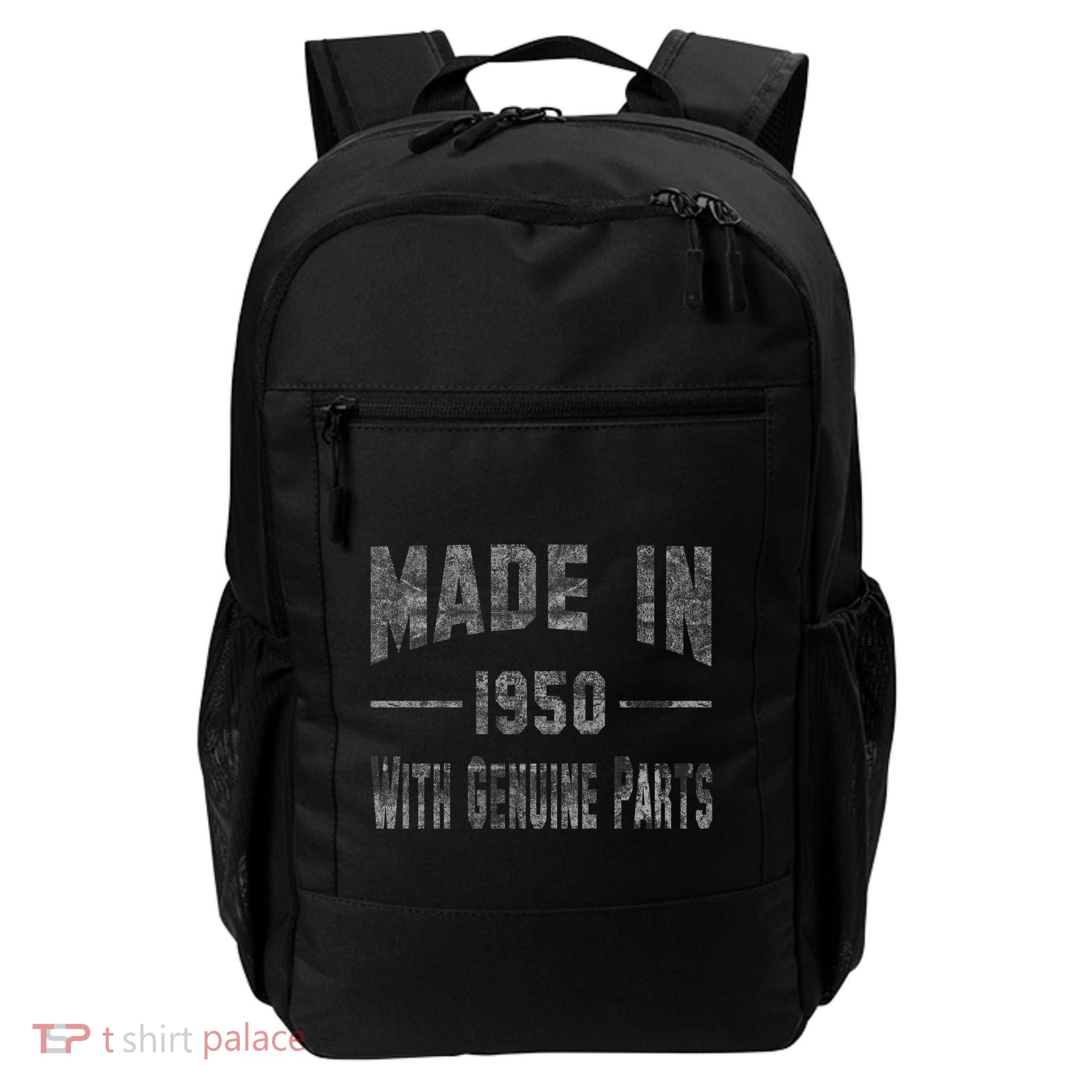 65th Birthday Gift Made In 1950 With Genuine Parts Backpack