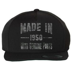 65th Birthday Gift Made In 1950 With Genuine Parts Wool Snapback Cap