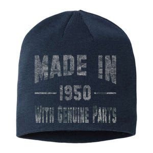 65th Birthday Gift Made In 1950 With Genuine Parts Sustainable Beanie