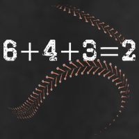 6+4+3=2 643 Double Play Outs Baseball Player Coach Softball 7 Panel Mesh Trucker Snapback Hat