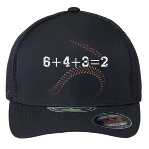 6+4+3=2 643 Double Play Outs Baseball Player Coach Softball Flexfit Unipanel Trucker Cap