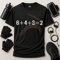 6+4+3=2 643 Double Play Outs Baseball Player Coach Softball Cooling Performance Crew T-Shirt