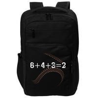 6+4+3=2 643 Double Play Outs Baseball Player Coach Softball Impact Tech Backpack