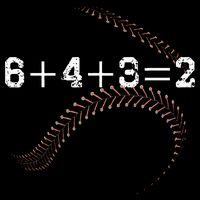 6+4+3=2 643 Double Play Outs Baseball Player Coach Softball Drawstring Bag