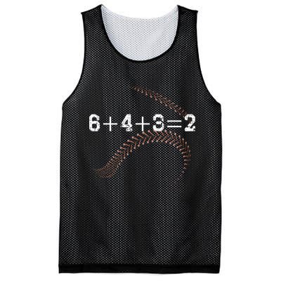6+4+3=2 643 Double Play Outs Baseball Player Coach Softball Mesh Reversible Basketball Jersey Tank