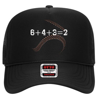 6+4+3=2 643 Double Play Outs Baseball Player Coach Softball Trucker Hat