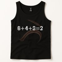 6+4+3=2 643 Double Play Outs Baseball Player Coach Softball Tank Top