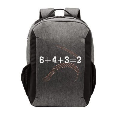 6+4+3=2 643 Double Play Outs Baseball Player Coach Softball Vector Backpack