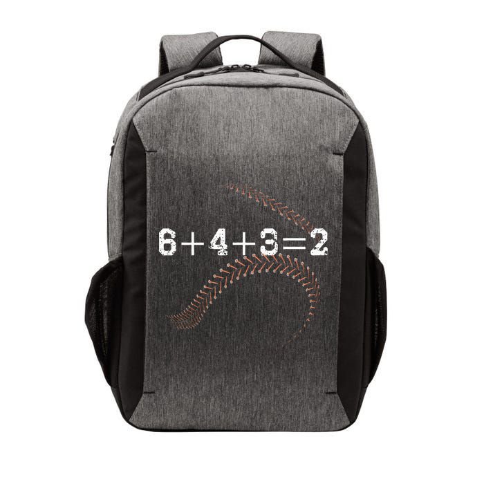 6+4+3=2 643 Double Play Outs Baseball Player Coach Softball Vector Backpack