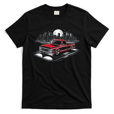67 72 Classic C10 Pickup Truck Slammed Lowered Airride T-Shirt
