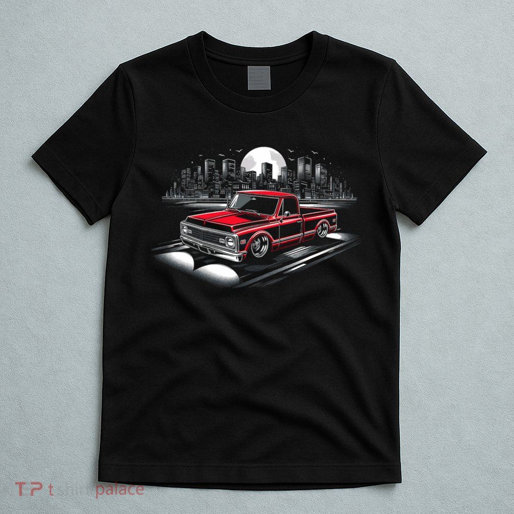 67 72 Classic C10 Pickup Truck Slammed Lowered Airride T-Shirt