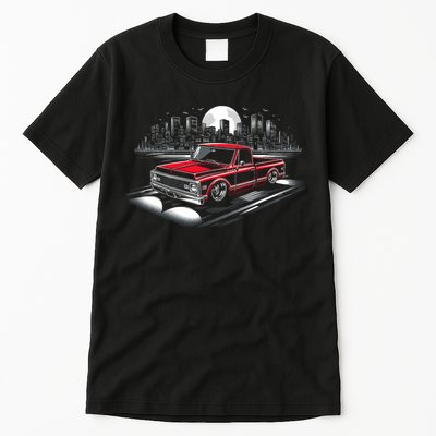 67 72 Classic C10 Pickup Truck Slammed Lowered Airride Tall T-Shirt