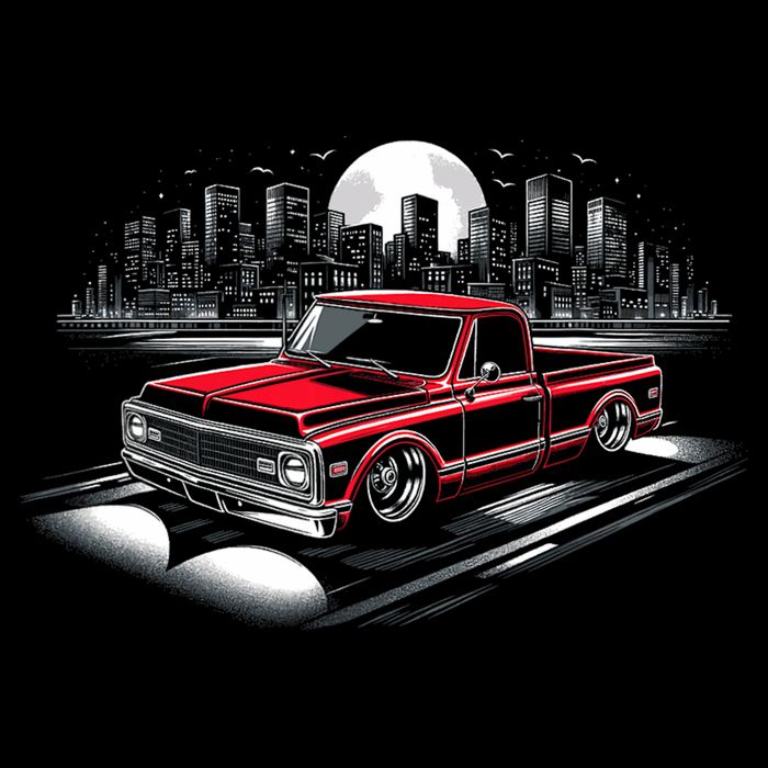 67 72 Classic C10 Pickup Truck Slammed Lowered Airride City Backpack
