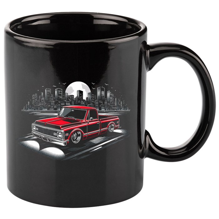 67 72 Classic C10 Pickup Truck Slammed Lowered Airride 11oz C Handle Ceramic Mug