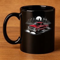 67 72 Classic C10 Pickup Truck Slammed Lowered Airride 11oz C Handle Ceramic Mug