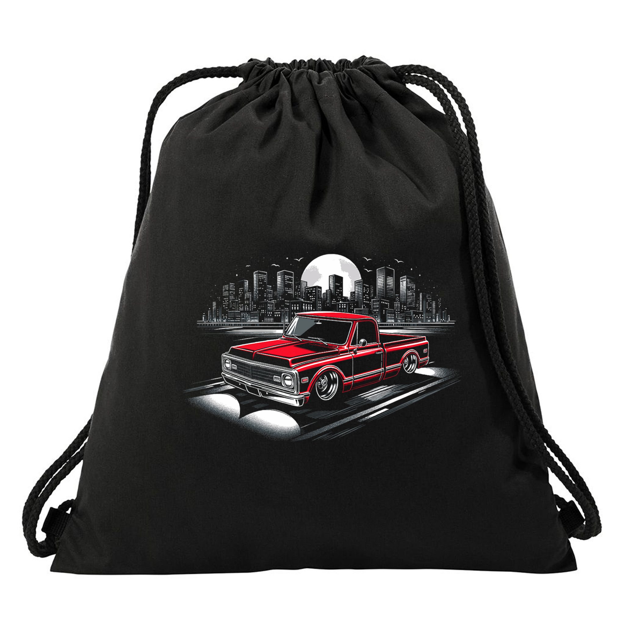 67 72 Classic C10 Pickup Truck Slammed Lowered Airride Drawstring Bag