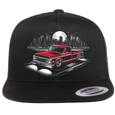 67 72 Classic C10 Pickup Truck Slammed Lowered Airride Flatbill Hat