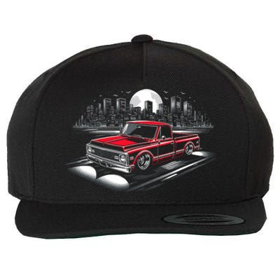 67 72 Classic C10 Pickup Truck Slammed Lowered Airride Wool Snapback Cap