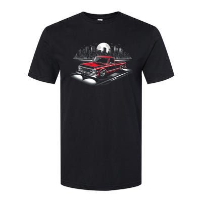 67 72 Classic C10 Pickup Truck Slammed Lowered Airride Softstyle® CVC T-Shirt