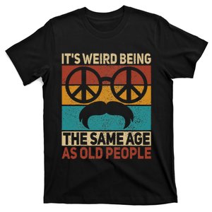 60s 70s Outfit Hippie Dad Birthday Grandpa Fathers Day Funny T-Shirt