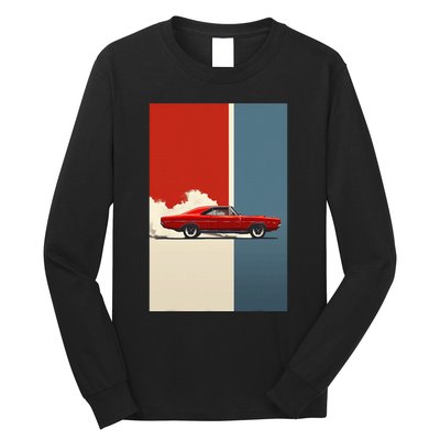 60s 70s Plymouth Road Runner Hemi The American Muscle Car Long Sleeve Shirt