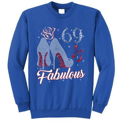 69 And And Fabulous 1952 69th Birthday Gift Tee Gift Tall Sweatshirt