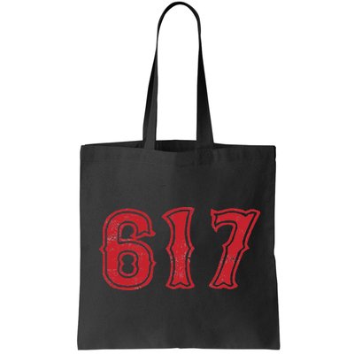 617 Area Code Boston Fan Baseball Bag