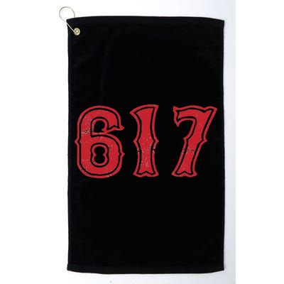 617 Area Code Boston Fan Baseball Golf Towel