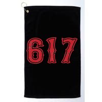 617 Area Code Boston Fan Baseball Golf Towel